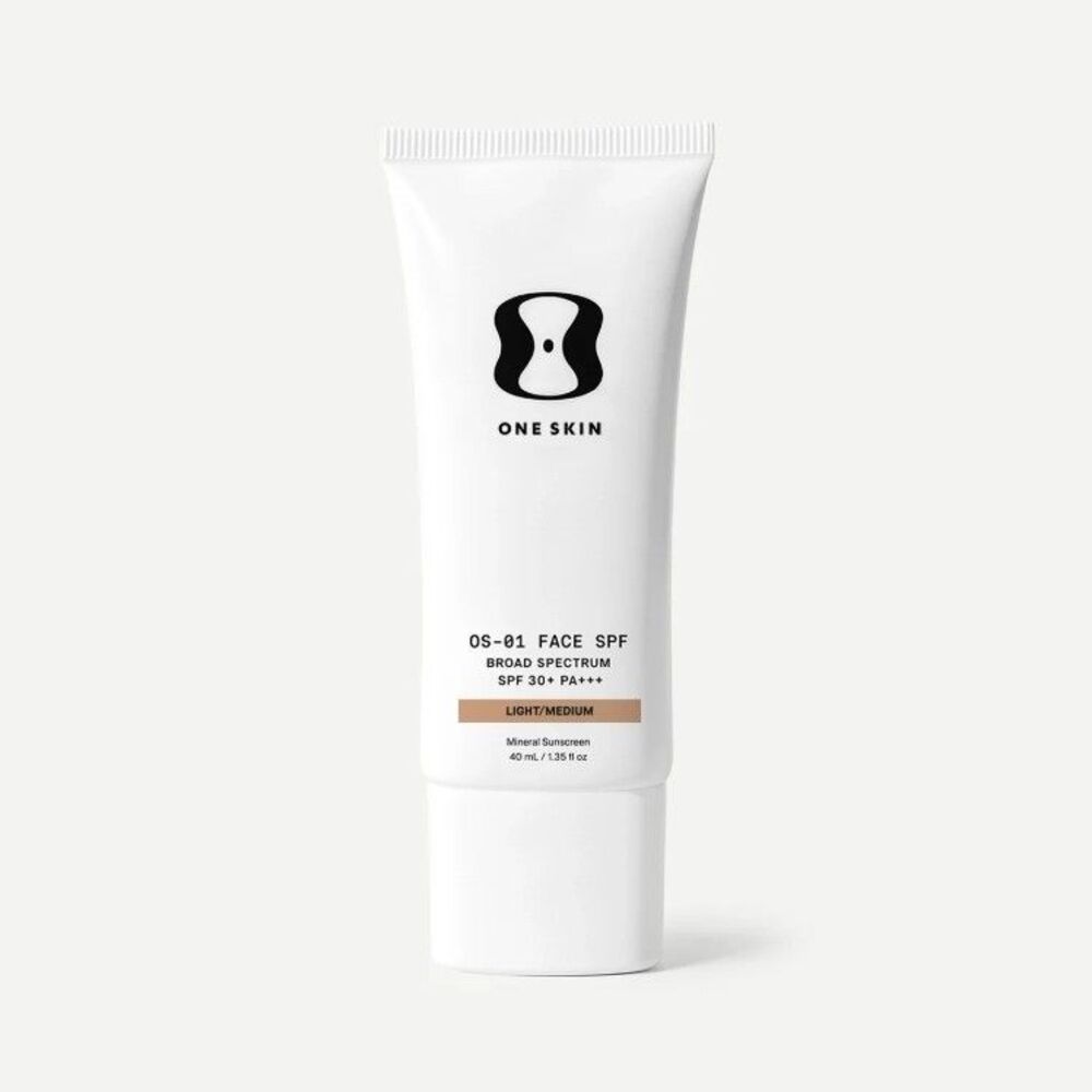 OneSkin OS-01 FACE SPF 30+ Tinted Mineral Sunscreen Light/Medium 40ml EXP 11/27